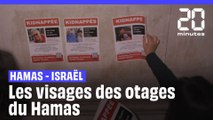 Guerre Hamas - Israël : Le visage des otages enlevés par le Hamas partout dans Paris