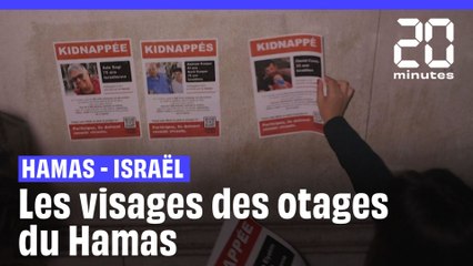 Guerre Hamas - Israël : Le visage des otages enlevés par le Hamas partout dans Paris