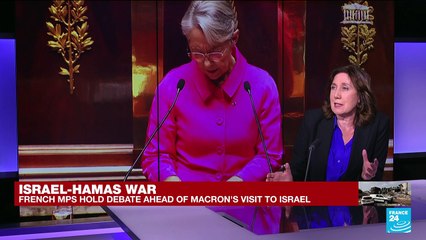 PM Borne outlines France's position on Israel-Hamas war