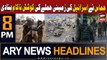 ARY News 8 PM Headlines 23rd October 2023 | Israel-Hamas Conflict Updates