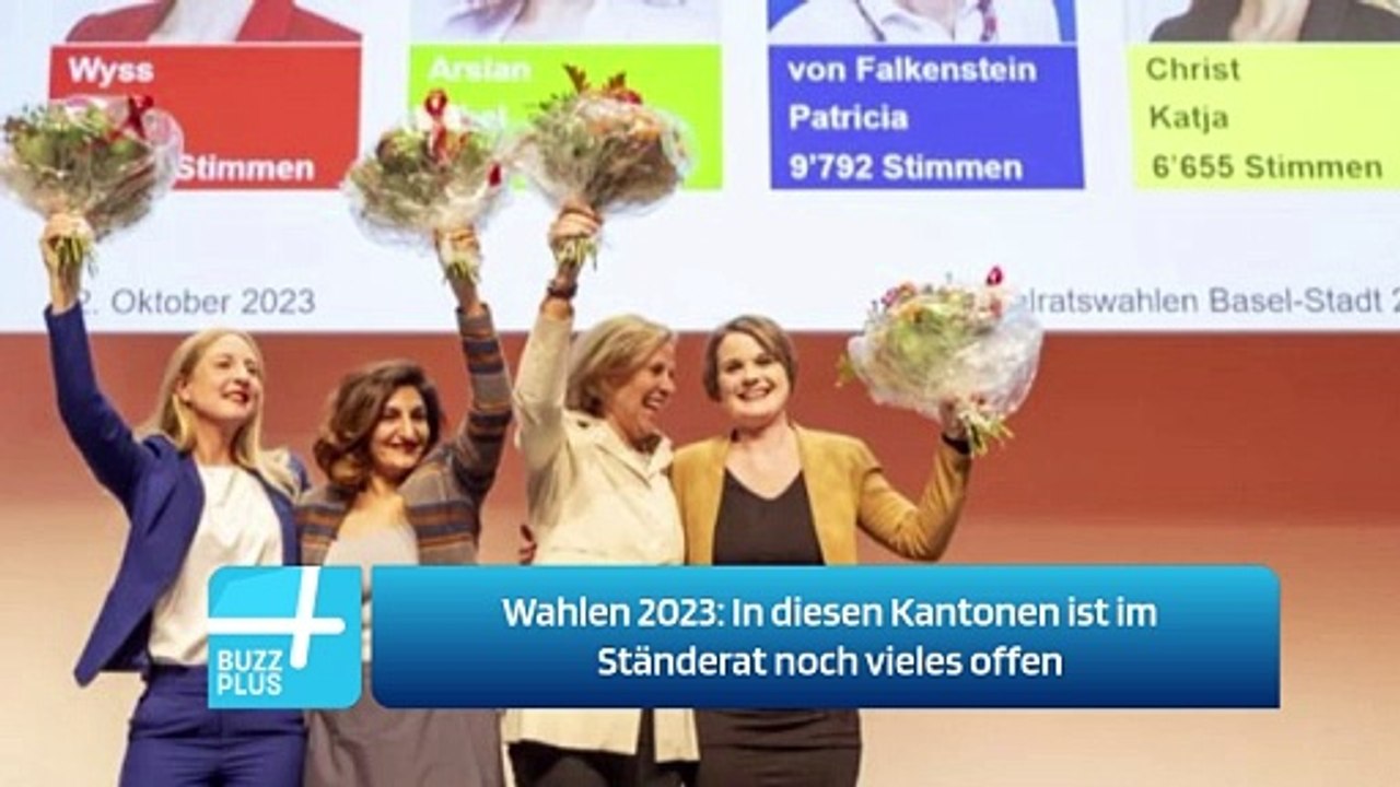 Wahlen 2023: In diesen Kantonen ist im Ständerat noch vieles offen