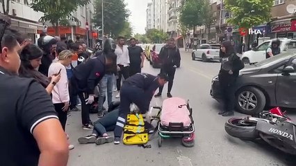 Accident de « demi-tour » à Eskişehir : un conducteur de moto blessé