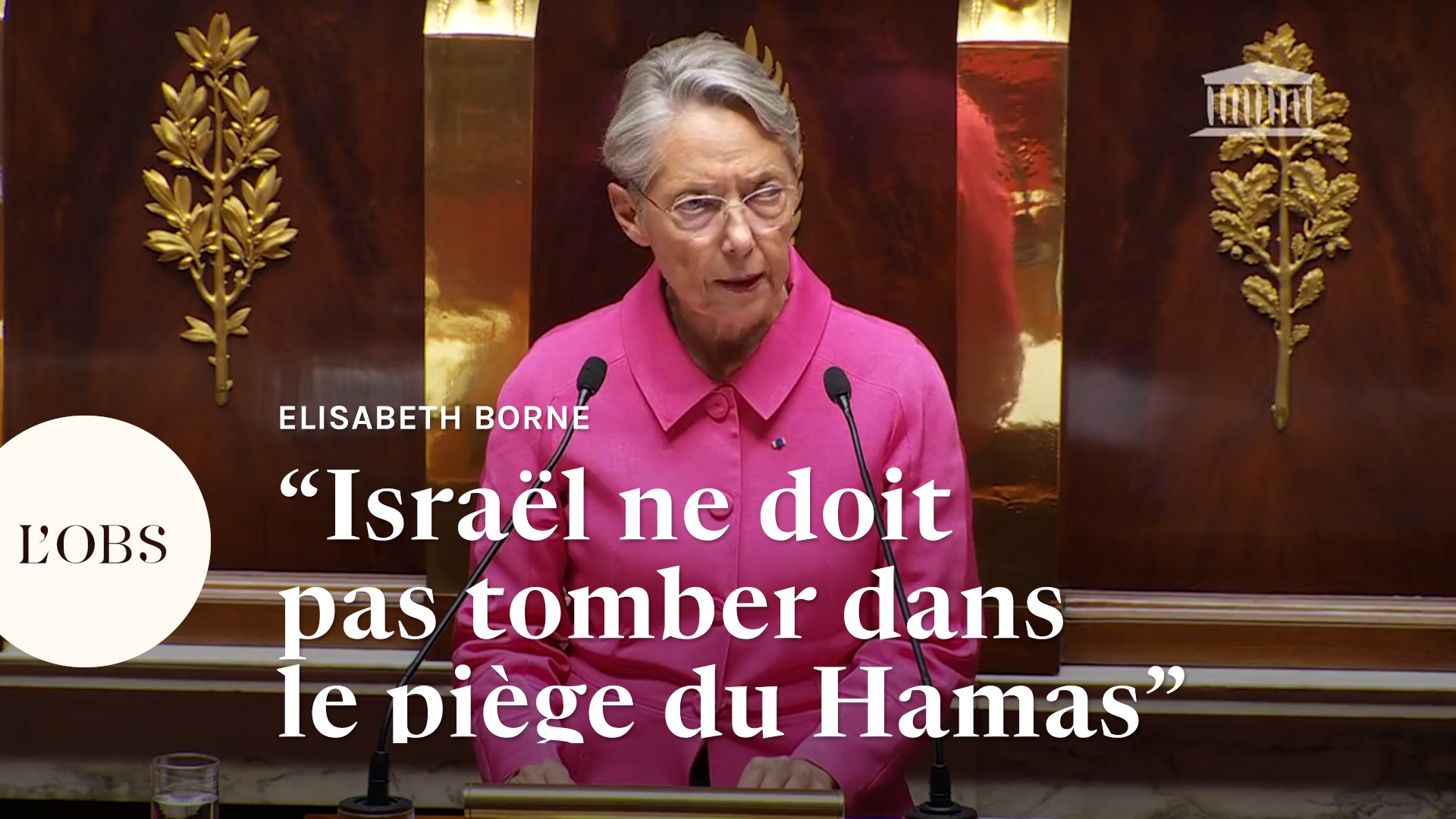 Gaza : Elisabeth Borne appelle à une trêve humanitaire