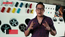 Editor-in-Chief Ed Loh in Chevrolet’s Mock 2020 Corvette Stingray Showroom