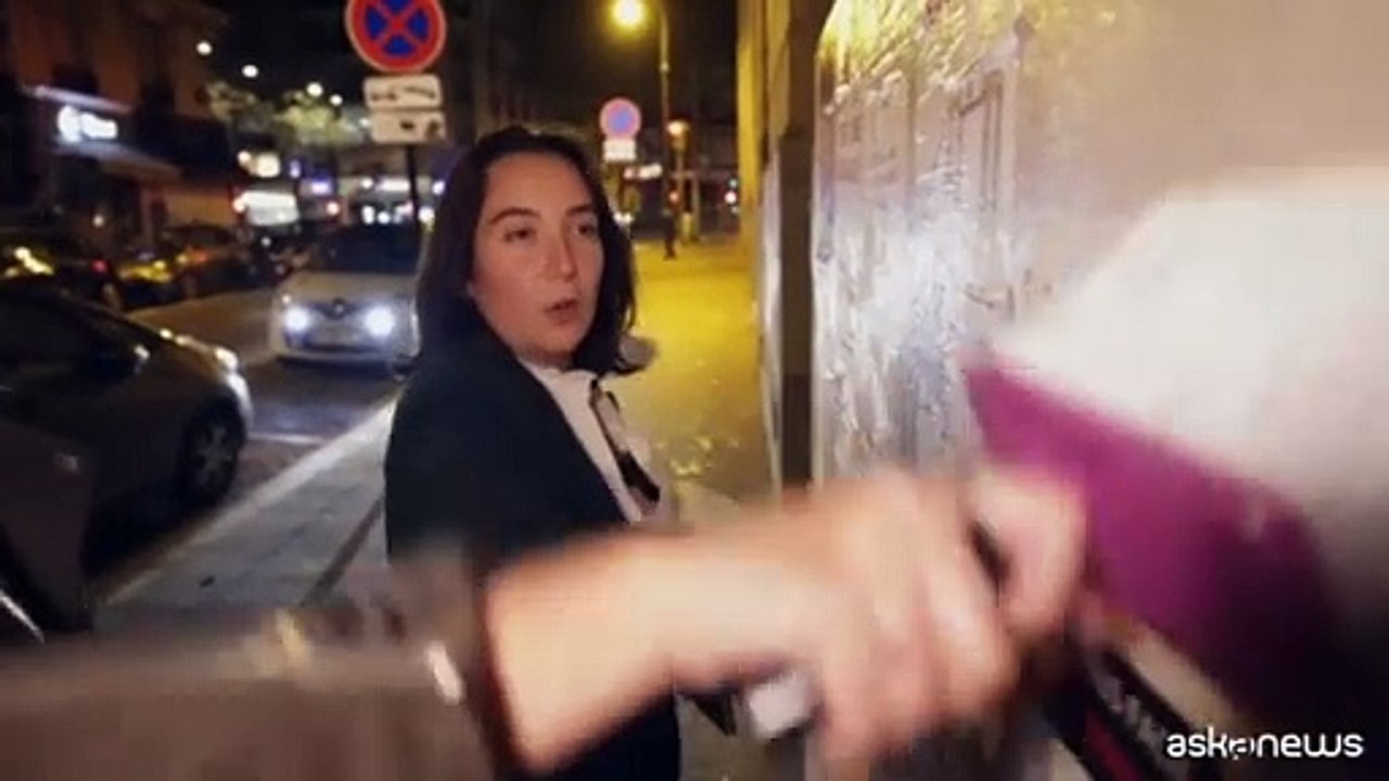 Israele, sui muri di Parigi i volti degli ostaggi rapiti da Hamas