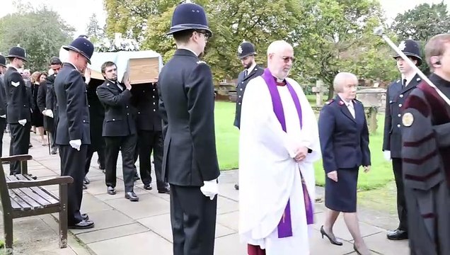 Funeral of Nottinghamshire Police officer Graham Saville