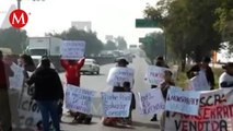 Vecinos de Coyotepec bloquean la autopista México-Querétaro, denuncian corrupción en la fiscalía