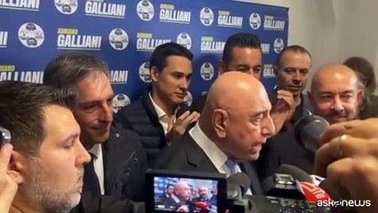 Suppletive Monza, Galliani: mia vittoria dedicata a Berlusconi