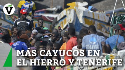 Llegan a El Hierro y Tenerife 570 inmigrantes en cinco cayucos en las últimas 24 horas