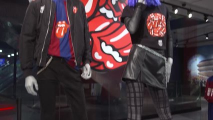 Tải video: Barcelone - Le maillot Rolling Stones victime de son succès