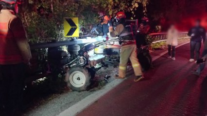 전북 임실에서 자동차·경운기 충돌...80대 남성 숨져 / YTN