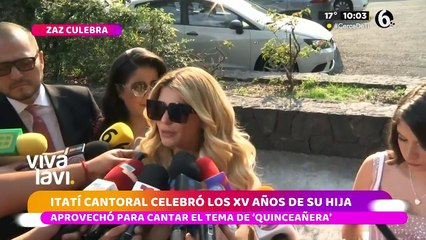Itatí Cantoral celebra los xv años de su hija