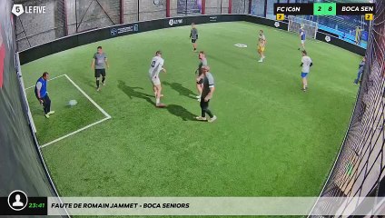 Faute de Romain JAMMET - BOCA SENIORS