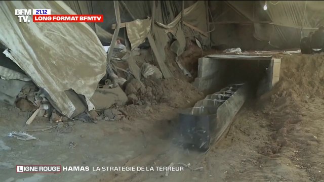 LIGNE ROUGE - L'impressionnant réseau de tunnels de Gaza utilisés pour contourner le blocus d'Israël et fomenter des attaques vers l'État hébreu