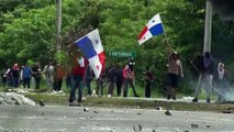 Bloqueios e protestos no Panamá contra empresa de mineração canadense