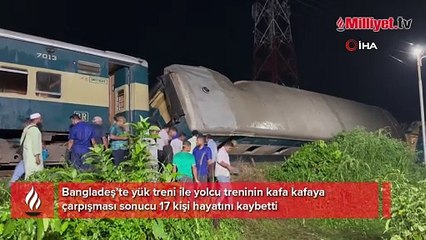 Ölüm treni! Bangladeş’te katliam gibi kaza: Çok sayıda ölü ve yaralı var