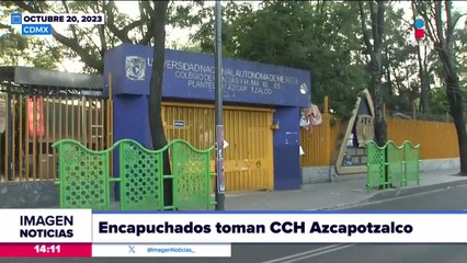 下载视频: Encapuchados toman el CCH Azcapotzalco