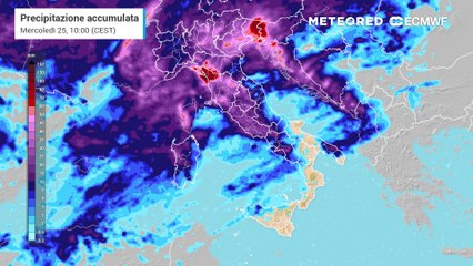 Descargar video: Le piogge attese nei prossimi giorni