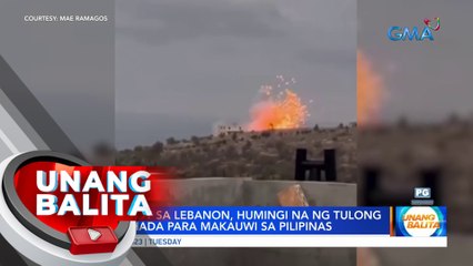 59 na Pinoy sa Lebanon, humingi na ng tulong sa embahada para makauwi sa Pilipinas | UB
