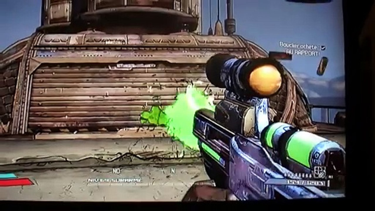 BORDERLANDS 1 - ARMES : HX 4 Vitriolic Stinger / MALIWAN (lvl 67) [X4 Acide]