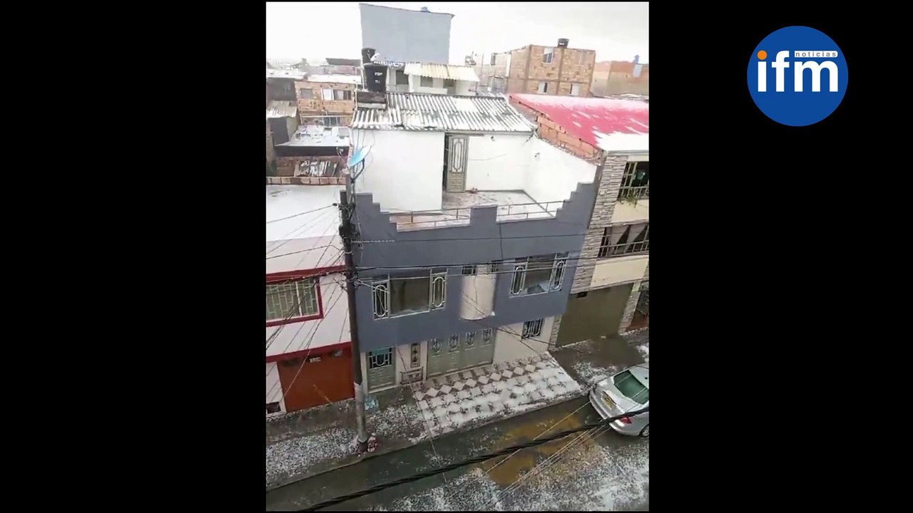 Granizada en Bogotá