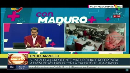 El pdte. Nicolás Maduro se refiere al acuerdo migratorio alcanzado con EE.UU.