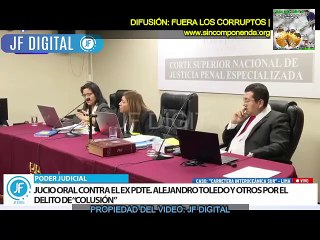 TOLEDO PIDE AUDIENCIAS PRESENCIALES Y QUE SE PUBLIQUE ACUERDO DE ODEBRECHT POR INTERESES DEL PAÍS