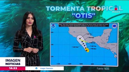 Se forma la tormenta tropical "Otis"