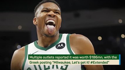 Video herunterladen: Giannis agrees Bucks extension