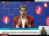 Pdte. Nicolás Maduro llama al pueblo a no caer en la manipulación de la oposición venezolana