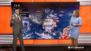Tracking Hurricane Tammy and Tropical Depression 21 in the Atlantic