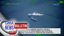 Sen. Tolentino: Chinese Militia vessels na bumangga sa mga barko ng Pilipinas, posibleng kasuhan at singilin ng danyos | GMA Integrated News Bulletin