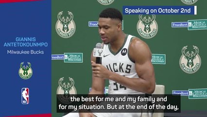 "It makes no sense for me to sign right now" - Giannis weeks before contract extension