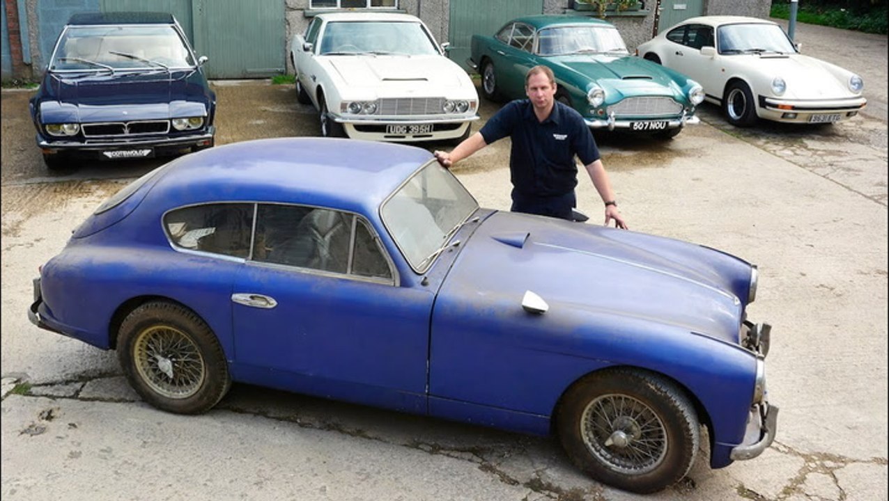 Barn-Find: Rare 1955 Aston Martin Found In Storage After 50 Years | Ridiculous Rides