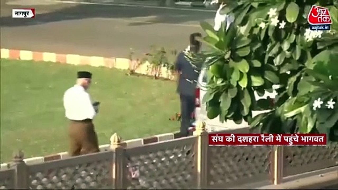 RSS takes out rally on Dussehra in Nagpur