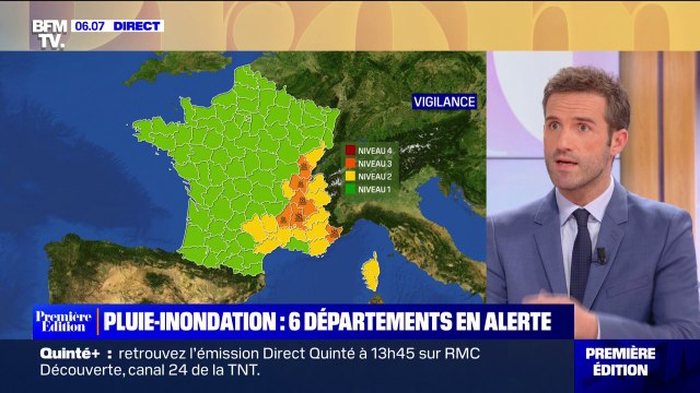 Jusqu'à 130 litres d'eau au mètre carré: de fortes pluies s'abattent sur le Var et les Alpes-Maritimes