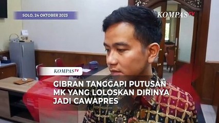 Gibran soal Putusan MK Syarat Capres: Saya Kembalikan ke Warga