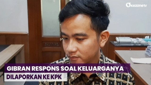 Gibran Rakabuming Raka Respon Pelaporan Keluarganya ke KPK