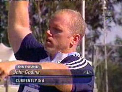 Athlé lancer poids Olympics Trials 2004 selection USA