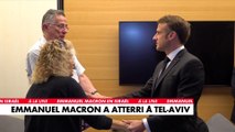 Emmanuel Macron à la rencontre des familles d'otages