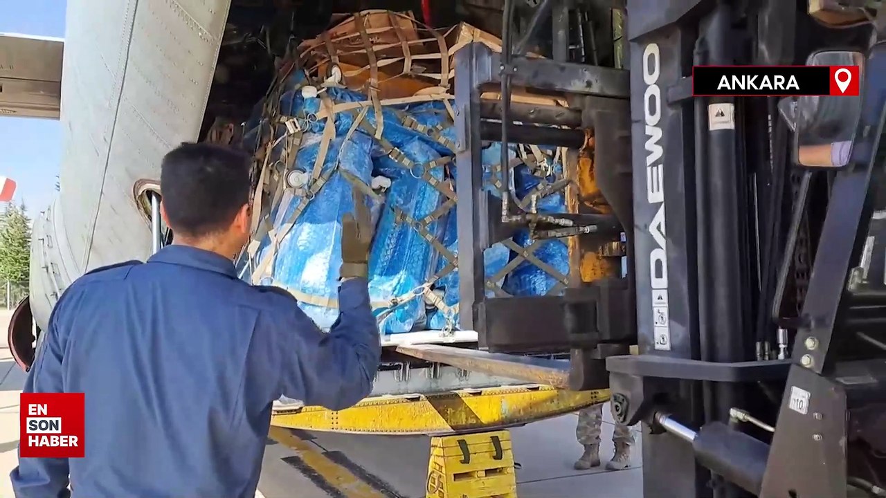 İsrail-Filistin savaşında 18'inci gün: Türkiye'den 2 yardım uçağı daha kalktı