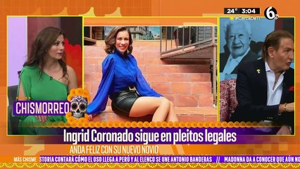 Ingrid Coronado revela sigue en problemas legales