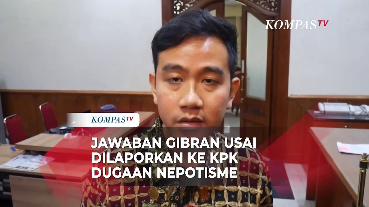 Jawaban Gibran Usai Dilaporkan ke KPK atas Dugaan Nepotisme