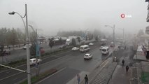 Malatya'da yoğun sis ulaşımı olumsuz etkiliyor