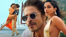Hottest Romance on Beach | Besharam Rang | Shahrukh & Deepika