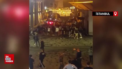 Taşkınlık çıkaran Bayern Münih taraftarları Taksim'de dayak yedi