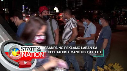 PCSO, nagsampa ng reklamo laban sa 4 na illegal operators umano ng E-Lotto | SONA