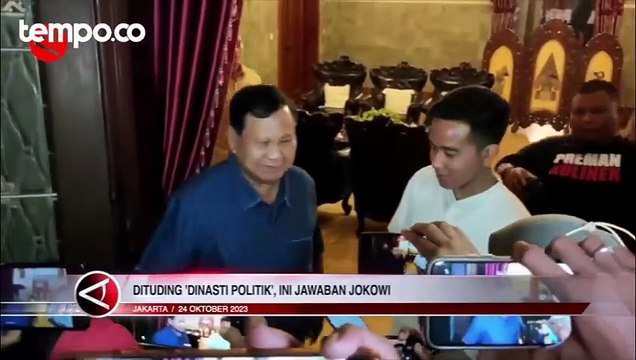 Dituding “Dinasti Politik” Ini Jawaban Jokowi