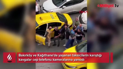 Bakırköy ve Kağıthane'de trafikte dehşet anları!