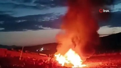 Kaza sonrası binlerce tavuk yanarak telef oldu